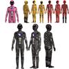 Kids Mighty Morphin Power Rangers Costume Jumpsuit For Halloween Or Cosplay Parties