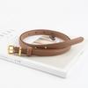 Simple Korean Style Genuine Leather Women's Belt Versatile Ins Style Alloy Jeans Decorative Women's Slender Belt