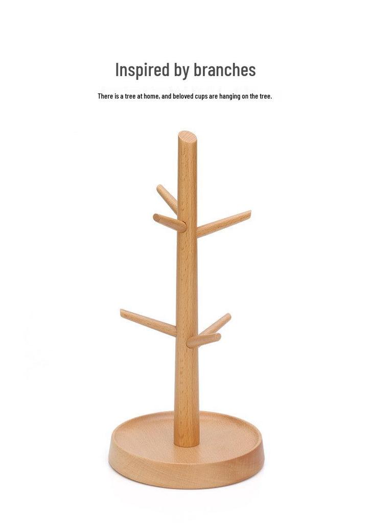 Beginner Creative Cup Holder for Tea, Coffee, and Glass Mugs - Home Use Mug Hanger Storage Solution