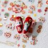 Nail Accessories New Year Fireworks Nail Decals Nail Art Supplies Chinese Nail Decorations  Lady
