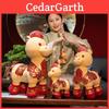 New Year Zodiac Horse Plush Stuffed Animal With Pp Cotton Filling For Festive Decor And Gift