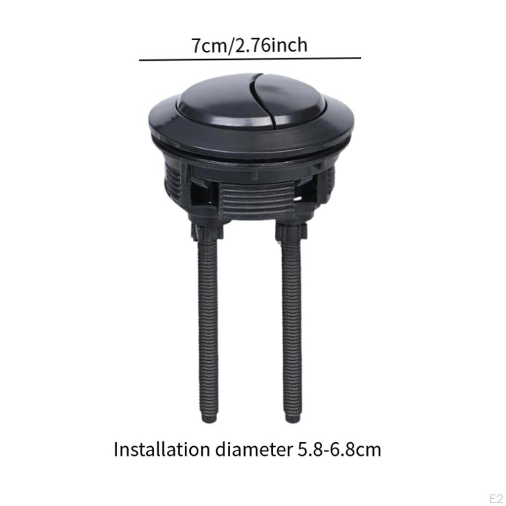 Toilet Button Double Flush Tank Valve Accessories Replacement
