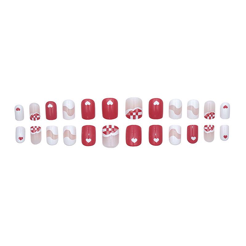 Summer Fresh French Line Cool Style Detachable Nail Art Tips