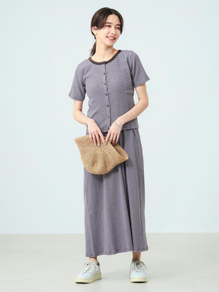 B:MING by BEAMS Cami Dress & Cardigan Set, Women's, LT_PURPLE, Free Size