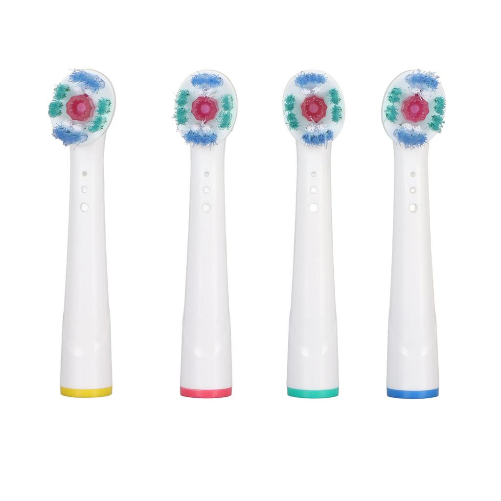 4pcs for Electric Toothbrush Brush Heads Rechargeable Toothbrush Heads Refill for Most Oral‑B Braun Handle