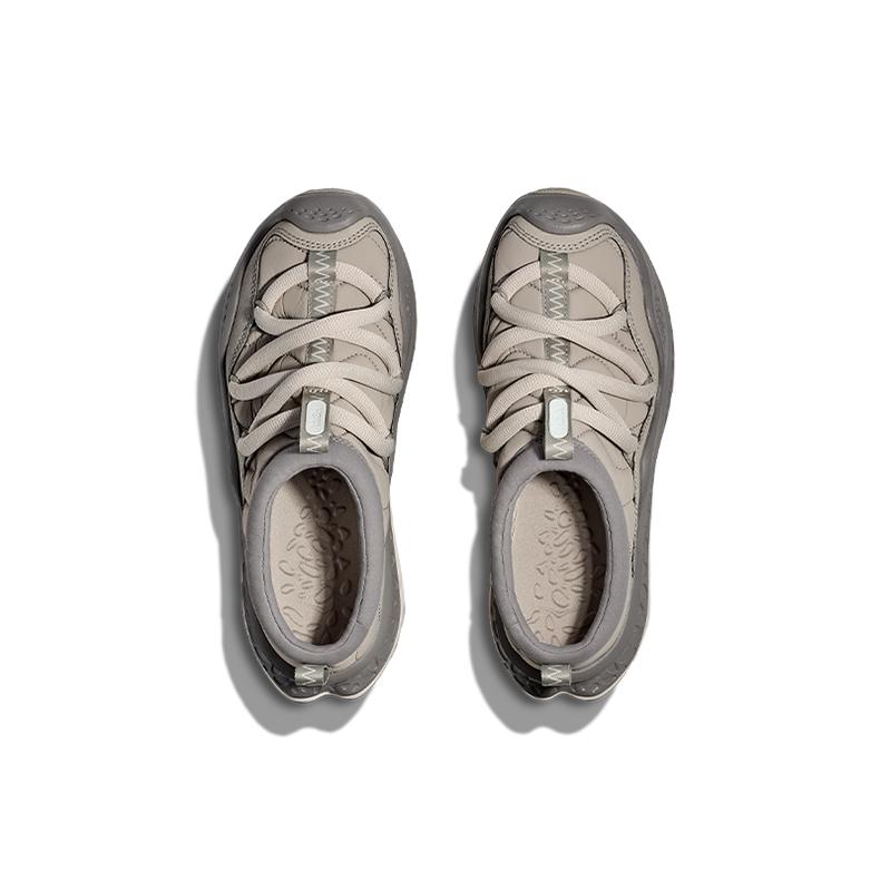 HOKA Ora Primo Farro Iron Ore Unisex Sneaker Creme 1141570-FRRR