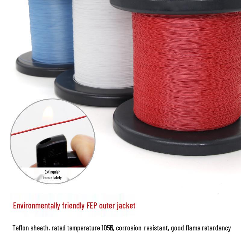 10064 High-Temp Teflon Wire, Extra-Fine 26-40 AWG Electronic Conductor