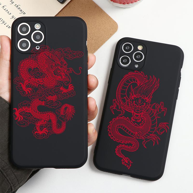 För Samsung Galaxy A51 50 A32 A20e A52 A21s A12 A71 A70 A72 A30 A31 S22 S21 S20 FE Ultra S8 S9 Plus Dragon Phone Coque Soft Case