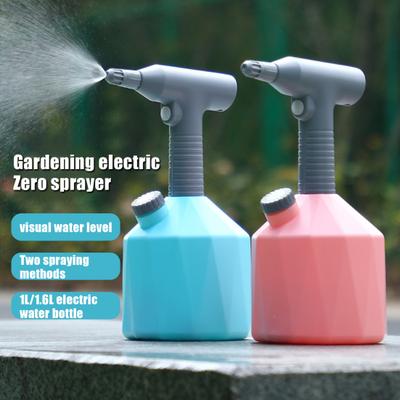 1 l/1,6 l elektrische Sprühflasche, einstellbarer Wassersprüher, Pflanzenzerstäuber, wiederaufladbar über USB, automatische Gießkanne zum Bewässern und Düngen von Gartenpflanzen