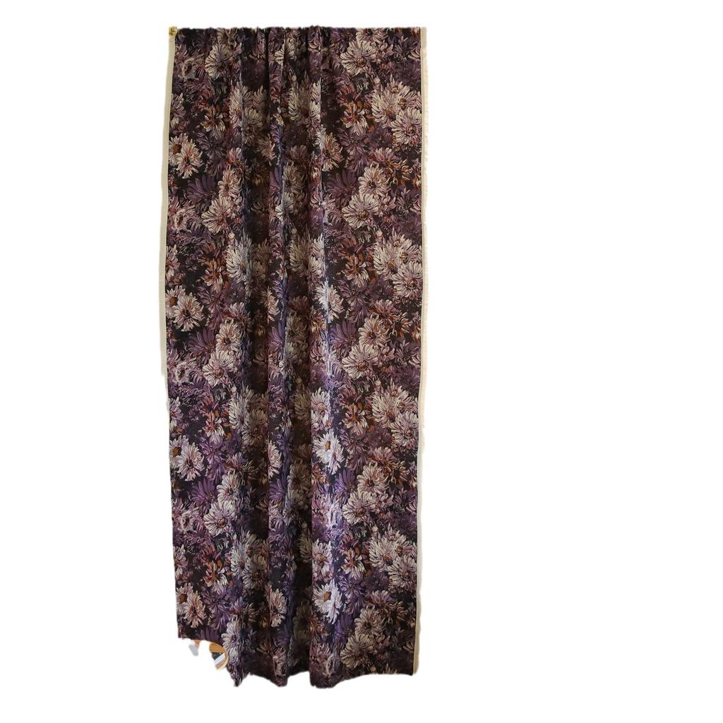 Curtain Finished American Oil Painting Rose Jacquard Thickened Dining Room Balcony Small Window Kitchen Small Curtain