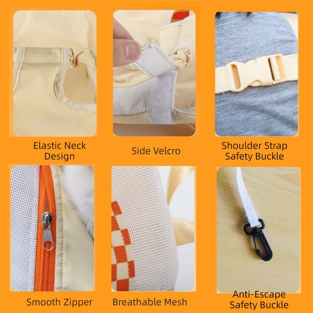 Adjustable Straps Pet Chest Bag Comfortable Cat Outgoing Bag Portable Pet Backpack  Camping