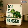 Vintage Turtle Signage for Gardens Porches Garages  Kids Rooms  Gift for Animal Lovers