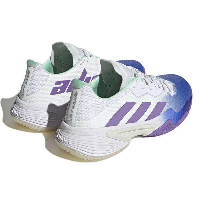 Adidas Barricade Tennis Shoes 'White Lucid Blue' Women's Sneakers HP7417