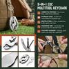 9 In 1 Stainless Steel Mini EDC Keychain Multitool Pliers For Outdoor Camping And Everyday Use