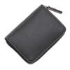 [Cypris] Perla Nera Round Zipper Coin Case 8445 (Black)