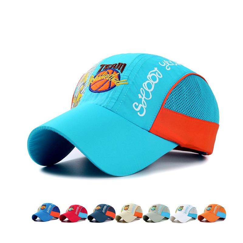 Summer Outdoor Sports Children Baseball Cap New Student Quick Drying Mesh Baby Sunhat Boy Girl Snapback Caps Kid Fishing Hat