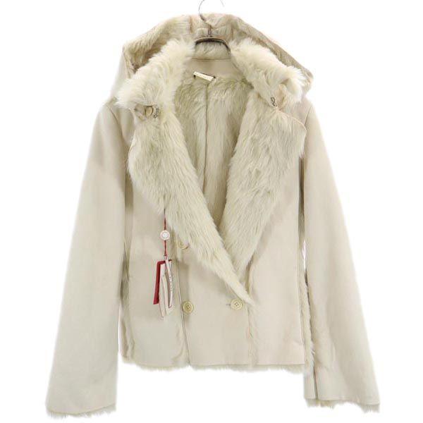 

MAX&CO fake leather jacket 40 Ivory Women Used