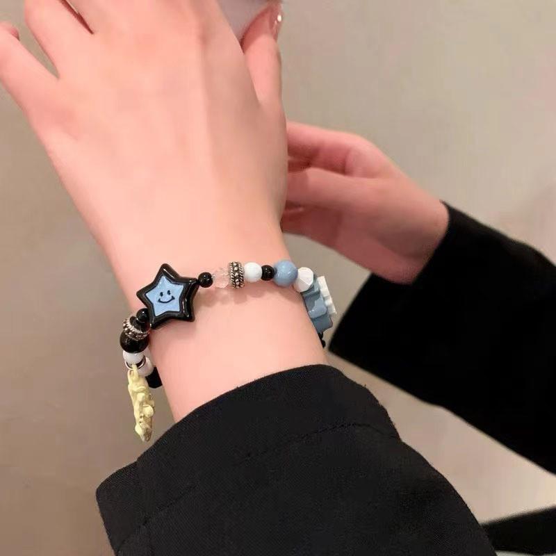 Star Lucky Unisex Bracelet Geometric Design Highend Alloy Jewelry Handcrafted