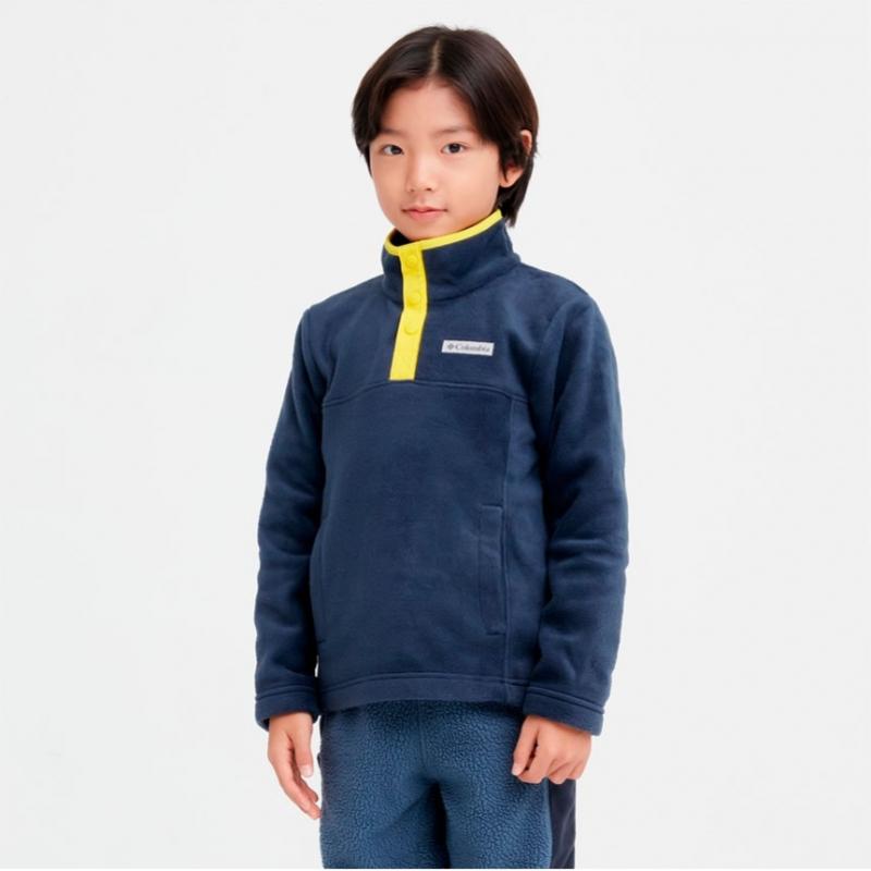 Columbia Kids Kids Fleece Pullover T shirT Blue