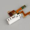 Cavo Flessibile Pulsante Volume Jack Audio Alimentazione Per Ipod Nano 6 6a Generazione Bianco Sostituzione