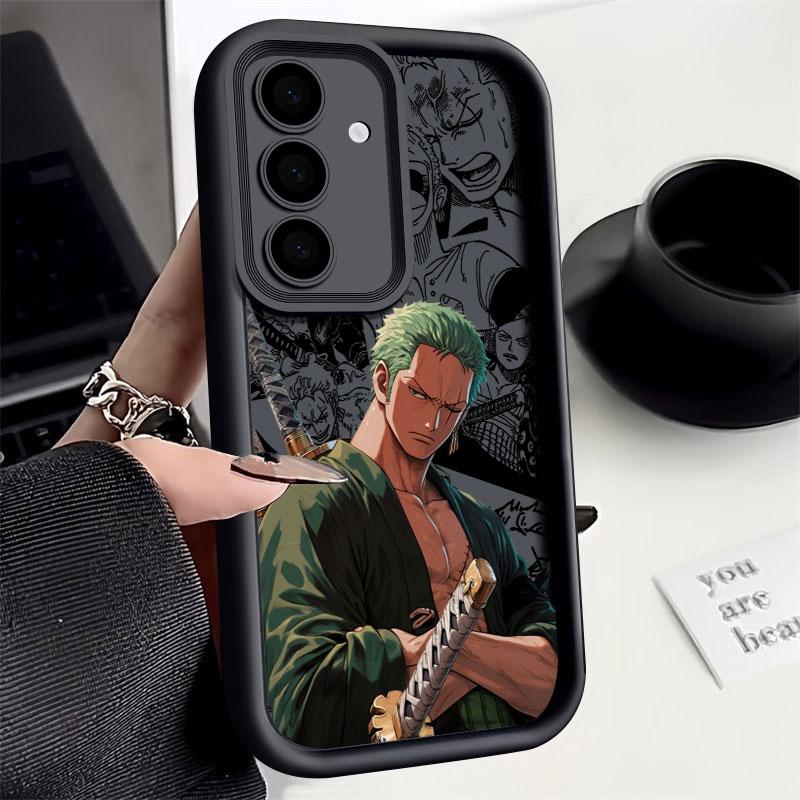 

Ones P-Piece Zoro Anime Phone Case For Samsung S26 S25 S24 S23 S21 S20 Ultra For Galaxy S25 S24 FE S26 Plus Funda Silicone Cover Galaxy S22