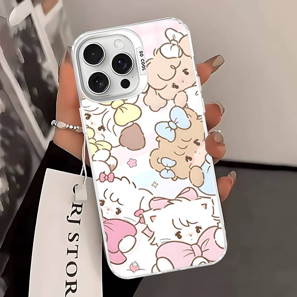 

Kawaii M-mikko Cat Cute C-Characters Phone Cases For IPhone 17 16e 15 14 13 12 11 Plus Pro Max ProMax Colorful Covers iPhone 17 Pro