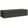 Folding Sofa Bed 180 x 67 x 45 cm Dark Grey