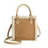 Sac à main en velours d'agneau pour femmes, nouvelle mode Simple, automne et hiver, sac à bandoulière
