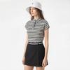 MunSingwear Women S STripe Dolman T ShirT Black mr222lTS4b