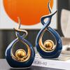 Ceramic Vase Statue Home Decor Modern Art White Pottery Crafts Ornaments Living Room Furniture Home Accessories Decoration Gifts