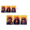 3pcs Three Funny Animal Monkey Posters and Prints Animal Earphone Canvas Paintings For Kids Living Room Wall Art Decor Posters