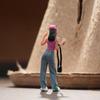 1/64 Diorama Figure Miniature Layout 2.6 cm in Height Street Scene People Model Female Character for