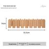 Piano Key Solid Wood Wall-Mounted No-Drill Coat and Hat Rack