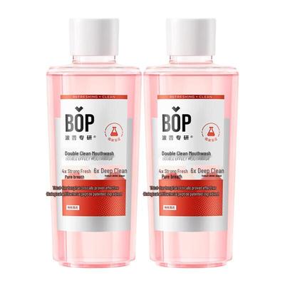 Pop Research Pfirsich-Minze Mundspülung Doppelpack