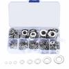 360 Pieces Flat Washers, Gasket Fasteners, Round Metal Washers, Spacers for Screws, Bolts, Washers, Spacers, M2, M2.5, M3, M4, M5, M6, M8, M10
