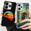 Mountain Bike Bicycle Soft Phone Case For Xiaomi Redmi Note 14 15 Pro Plus 13 12 11S 11T 5G 10 9S 9 Plating Anti-Fall Fundas