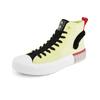 Crayon Shin-chan X Kappa Retro Logo High-Top Skate Shoes Unisex Sneakers Yellow Black KPCTGVS87-216