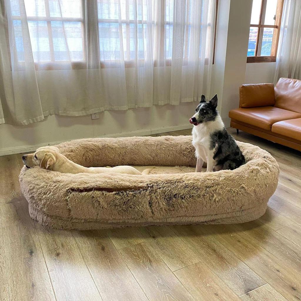 Washable Giant Pet Bed: Sponge Lazy Sofa Mattress for Dogs