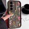 Colored Plants Case For Samsung Galaxy S25 Edge S24 S23 Ultra Plus S24 S21 FE A56 A53 A54 A16 A35 A15 A55 5G Soft Phone Cover