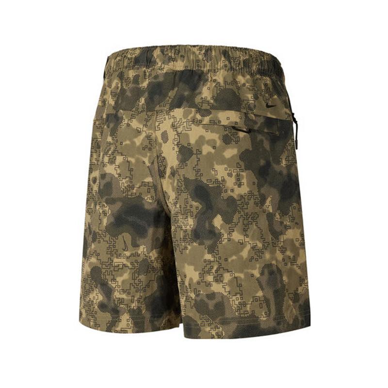 New Nike Casual Shorts Men's Olive HV0978-220