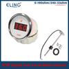 KUS 52mm 0-190ohm 240-33ohm Digital Fuel Level Meter Oil Gauge Red Yellow Light 9-32V Fuel Sensor 175mm 200mm 250mm 300mm 335mm