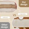 1/4/6pcs Farmhouse - Style Rectangular Placemats, Woven Tassel Table Mats. Ideal for Decorating Dining and Kitchen Tables,