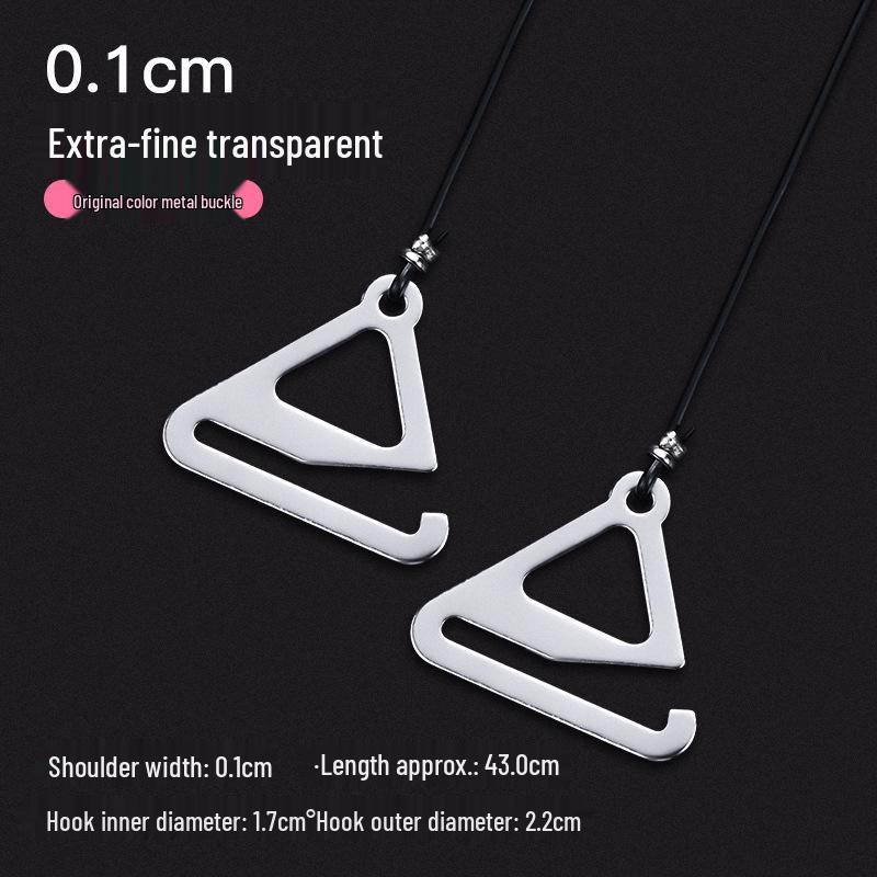 

Женские невидимые бесшовные прозрачные бретели для бюстгальтера с нескользящими силиконовыми вставками и перекрестной застежкой Individual OPP Simple Package