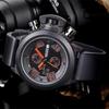 MEGIR Men Watches Luxury Sport Chronograph Waterproof Date Fashion Quartz Wristwatch Big Dial Silicone Strap Clock Relogio Masculino 2002