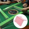 Mahjong Card Storage Rack Holder for Table, Under-Mat Slide-in Stand, 3D Printed Angled Viewing Display American Low Profile