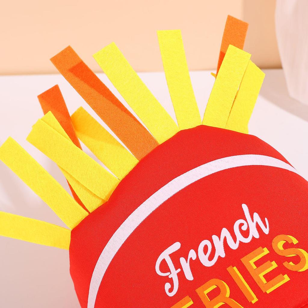 Cross-border Thanksgiving Party Burger & Fries Hat with Food Decorations