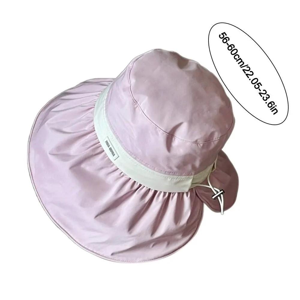 Adjustable Fisherman Hat Breathable Sun Hat New Bucket Hat  Women