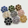 Luxury Colorful Rhinestone Flower Buttons for Suits and Coats