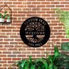 Metal Wall Art Tree of Life Customizable Family Name House Number Sign