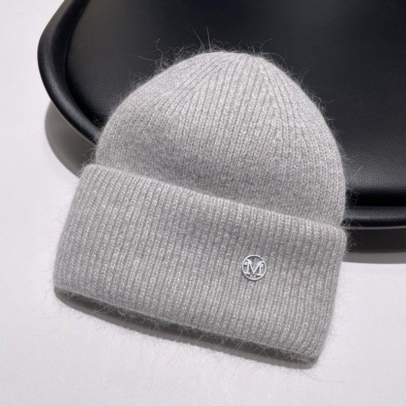 Damen Winter Strickmütze: Warm, Dicker Samt, Vielseitig, Schlankmachend mit Ohrenschutz für Schwangerschaft und Alltag.